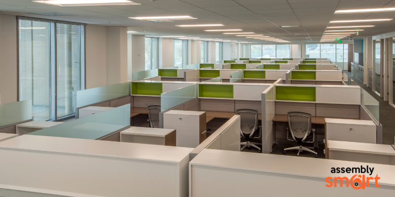 office cubicle assembly